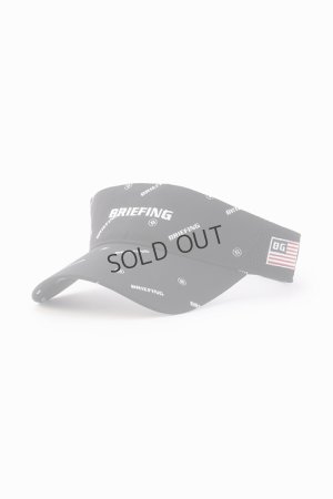 画像1: {SOLD}ブリーフィング ゴルフ BRIEFING MENS MONOGRAM VISOR{-BDS}