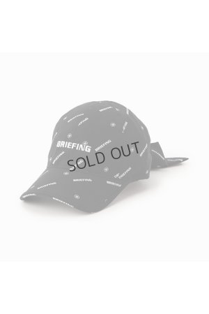 画像1: {SOLD} （レディース） ブリーフィング ゴルフ BRIEFING WOMENS MONOGRAM RIBBON CAP{-BDS}
