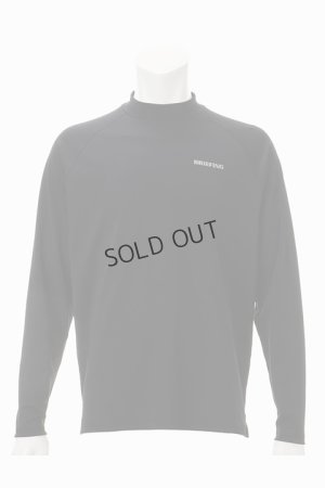 画像1: ブリーフィング ゴルフ BRIEFING MEN’S BACK LOGO LINE LS HIGH NECK RF（リラックスフィット）{-BDA}