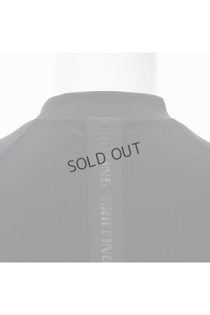 画像3: {SOLD}ブリーフィング ゴルフ BRIEFING MEN'S BACK LOGO LINE MOCK NECK（リラックスフィット）{-BDA}