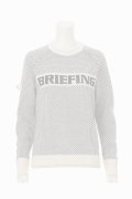   ブリーフィング ゴルフ BRIEFING WOMEN'S MERINO WOOL LOGO CREWNECK KNIT{-BDA}