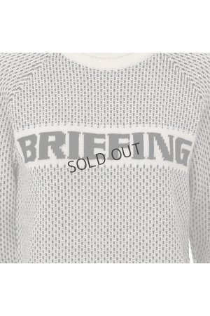 画像4: {SOLD}ブリーフィング ゴルフ BRIEFING WOMEN'S MERINO WOOL LOGO CREWNECK KNIT{-BDA}