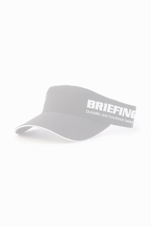 画像1:  {SOLD} ブリーフィング ゴルフ BRIEFING MEN'S ROUND LOGO VISOR{-BEA}