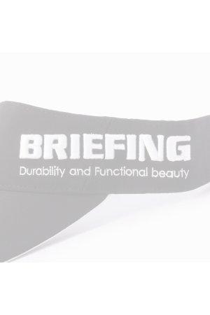 画像2:  {SOLD} ブリーフィング ゴルフ BRIEFING MEN'S ROUND LOGO VISOR{-BEA}