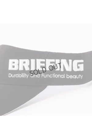 画像2: {SOLD}ブリーフィング ゴルフ BRIEFING MEN'S ROUND LOGO VISOR{-BEA}