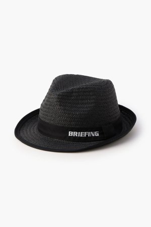 画像1: ブリーフィング ゴルフ BRIEFING MEN’S STRAW HAT{-BES}