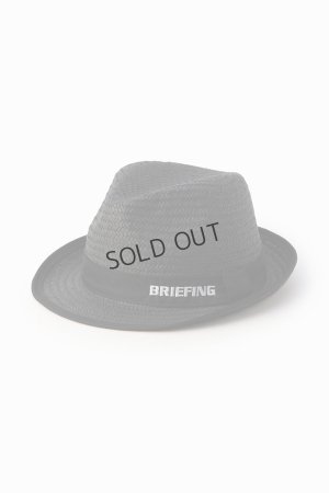 画像1: {SOLD}ブリーフィング ゴルフ BRIEFING MEN’S STRAW HAT{-BES}
