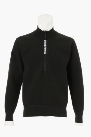 画像1: ブリーフィング ゴルフ BRIEFING MEN'S WR KNIT HALFZIP TOP{-BEA}