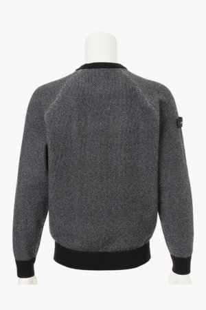 画像2: ブリーフィング ゴルフ BRIEFING MEN’S BIRDS EYE LOGO CREWNECK KNIT{-BEA}