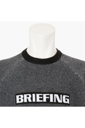 画像3: ブリーフィング ゴルフ BRIEFING MEN’S BIRDS EYE LOGO CREWNECK KNIT{-BEA}