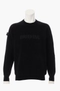 ブリーフィング ゴルフ BRIEFING MEN’S MOLE YARN LOGO CREWNECK KNIT{-BEA}