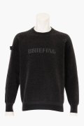 ブリーフィング ゴルフ BRIEFING MEN’S MOLE YARN LOGO CREWNECK KNIT{-BEA}