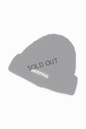 画像1: ブリーフィング ゴルフ BRIEFING WR WOOL BEANIE{-BEA}