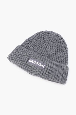 画像1: ブリーフィング ゴルフ BRIEFING WR WOOL BEANIE{-BEA}