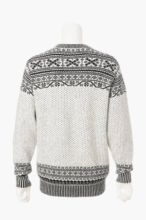 画像2: ブリーフィング ゴルフ BRIEFING HOL MEN’S FAIR ISLE CREWNECK KNIT{-BEA}