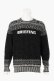 画像1: ブリーフィング ゴルフ BRIEFING HOL MEN’S FAIR ISLE CREWNECK KNIT{-BEA} (1)