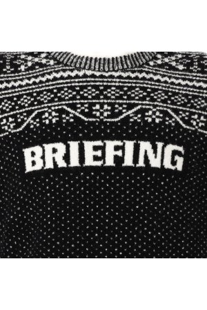 画像4: ブリーフィング ゴルフ BRIEFING HOL MEN’S FAIR ISLE CREWNECK KNIT{-BEA}