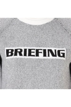 画像4: ブリーフィング ゴルフ BRIEFING WOMEN’S BIRDS EYE LOGO CREWNECK KNIT{-BEA}