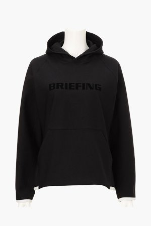 画像1: ブリーフィング ゴルフ BRIEFING WOMEN’S LOGO HOODIE{-BEA}