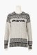 画像1: ブリーフィング ゴルフ BRIEFING HOL WOMEN’S FAIR ISLE CREWNECK KNIT{-BEA} (1)