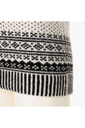 画像6: ブリーフィング ゴルフ BRIEFING HOL WOMEN’S FAIR ISLE CREWNECK KNIT{-BEA}
