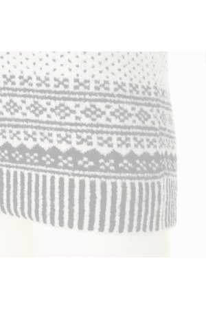 画像6:   ブリーフィング ゴルフ BRIEFING HOL WOMEN’S FAIR ISLE CREWNECK KNIT{-BEA}