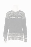   ブリーフィング ゴルフ BRIEFING HOL WOMEN’S FAIR ISLE CREWNECK KNIT{-BEA}