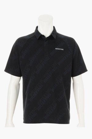 画像1: ブリーフィング ゴルフ BRIEFING MEN’S SHADOW LOGO JQ SHIRT （リラックスフィット）{-BFS}