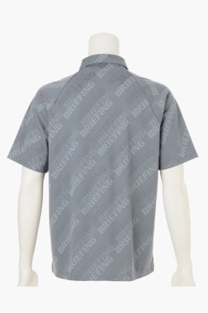 画像2: ブリーフィング ゴルフ BRIEFING MEN’S SHADOW LOGO JQ SHIRT （リラックスフィット）{-BFS}