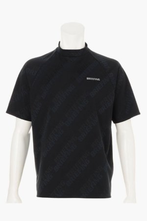 画像1: ブリーフィング ゴルフ BRIEFING MEN’S SHADOW LOGO JQ HIGHNECK （リラックスフィット）{-BFS}
