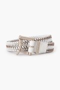 ブリーフィング ゴルフ BRIEFING MEN'S FIREMAN BUCKLE LEATHER MESH BELT{-BFS}