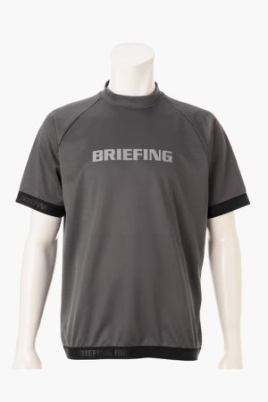 画像1: ブリーフィング ゴルフ BRIEFING REF MEN’S HEM LOGO HIGHNECK （リラックスフィット）{-BFA}