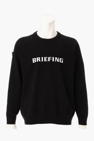画像1: ブリーフィング ゴルフ BRIEFING MEN’S AIRY YARN KNIT CREWNECK{-BFA}