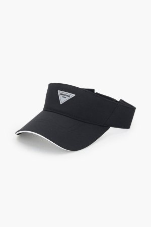 画像1: ブリーフィング ゴルフ BRIEFING REF MEN'S STRETCH TRIANGLE LOGO VISOR{-BFA}