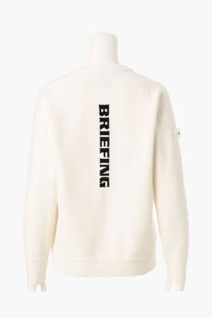 画像2: ブリーフィング ゴルフ BRIEFING WOMEN’S AIRY YARN KNIT CREWNECK{-BFA}