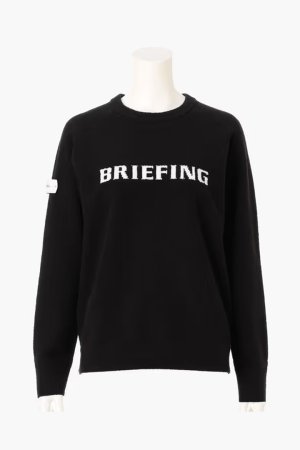 画像1: ブリーフィング ゴルフ BRIEFING WOMEN’S AIRY YARN KNIT CREWNECK{-BFA}
