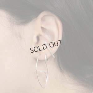 画像3: {SOLD}Hirotaka ヒロタカ Bow Ear Cuff (WhiteGold){-BJS}