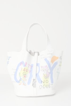 画像1:   guernika ゲルニカ Cube Bag / size L / White{GR-CB-1-BDA}{E-}
