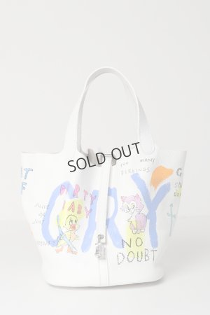 画像1: guernika ゲルニカ Cube Bag / size L / White{GR-CB-1-BDA}