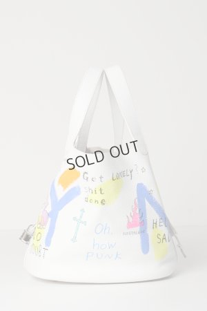 画像2: {SOLD}guernika ゲルニカ Cube Bag / size L / White{GR-CB-1-BDA}{E-}