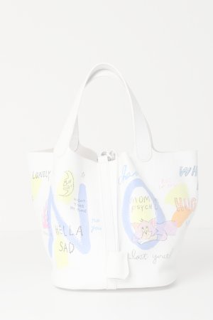 画像3:   guernika ゲルニカ Cube Bag / size L / White{GR-CB-1-BDA}{E-}