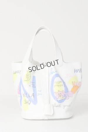 画像3: {SOLD}guernika ゲルニカ Cube Bag / size L / White{GR-CB-1-BDA}{E-}