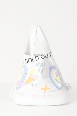 画像4: {SOLD}guernika ゲルニカ Cube Bag / size L / White{GR-CB-1-BDA}{E-}