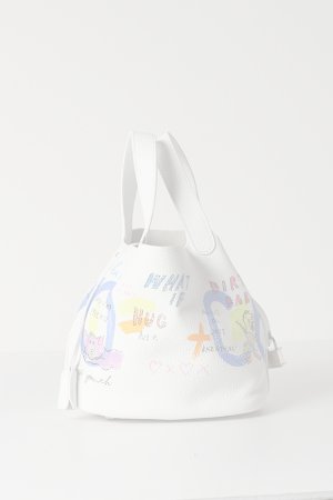 画像2:   guernika ゲルニカ Cube Bag / size S / White{GR-CB-3-BDA}{E-}