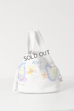 画像2: {SOLD}guernika ゲルニカ Cube Bag / size S / White{GR-CB-3-BDA}