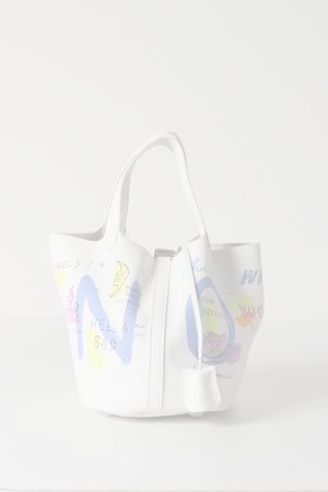 画像3:   guernika ゲルニカ Cube Bag / size S / White{GR-CB-3-BDA}{E-}