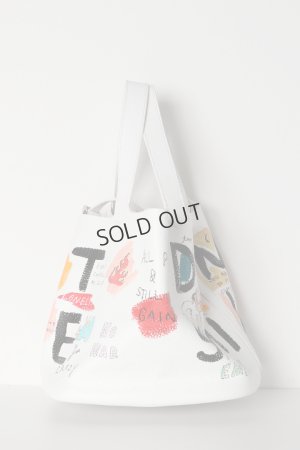 画像4: {SOLD}guernika ゲルニカ Cube Bag / size L / White{GR-CB-1-BES}