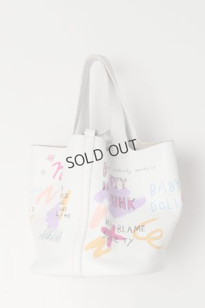 画像2: {SOLD}guernika ゲルニカ Cube Bag / size L / White{GR-CB-1-BES}