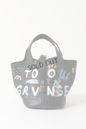 画像1: guernika ゲルニカ Cube Bag / size S / Black{GR-CB-3-BEA}