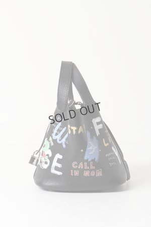 画像2: {SOLD}guernika ゲルニカ Cube Bag / size S / Black{GR-CB-3-BEA}{E-}